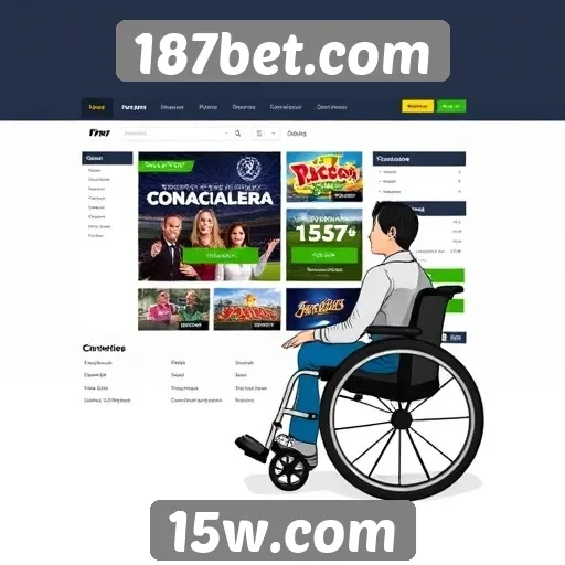 Acessibilidade e navegação no site 187bet.com